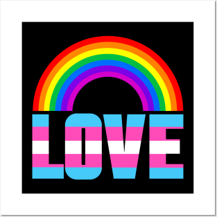 Rainbow Love Posters and Art